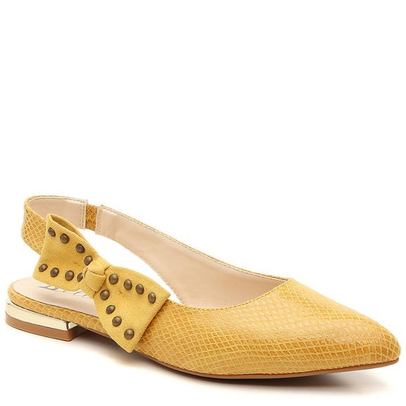 Bellini Shoes - Bellini-Mustard Gold Flat Size 11